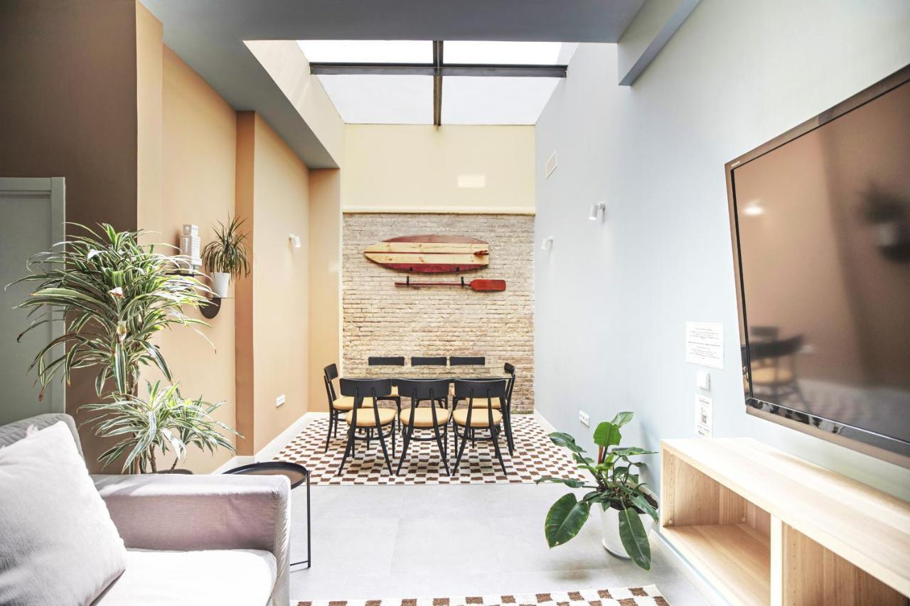 Apartamento 2 Hab En Malvarrosa A Metros De La Playa, Con Terraza Y Zonas Comun 3D Valencia Eksteriør bilde